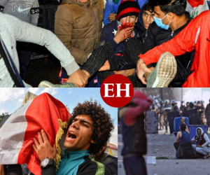 Irak vivió este jueves una de las jornadas más sangrientas en dos meses de protestas contra el poder, con la muerte de al menos 37 manifestantes, principalmente en el sur, donde prendieron fuego a edificios públicos. FOTOS: AFP