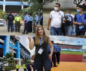 Desde muy temprano la afición hondureña ha comenzado a llenar las graderías del estadio Olímpico Metropolitano. Repasa las mejores imágenes.