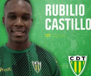El delantero hondureño Rubilio Castillo fue presentado de manera oficial a través de las redes sociales.