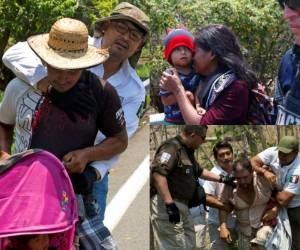 La policía mexicana y los agentes de inmigración detuvieron a centenares de migrantes, entre ellos mujeres, ancianos y niños, en la mayor redada registrada en una caravana de migrantes desde que los grupos comenzaron a moverse a través de México el año pasado.