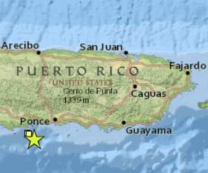 El temblor se registró al sur de Guánica. (Captura / Red Sísmica)