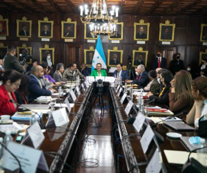 La reunión del consejo de ministros que se llevó a cabo la noche del miércoles.