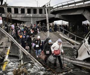 Más de un millón de personas han huído de la guerra en Ucrania.