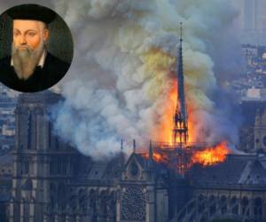El incendio que acabó con al menos el 70 por ciento de la parte superior de la catedral de Notre Dame fue profetizado por el vidente en 1555.