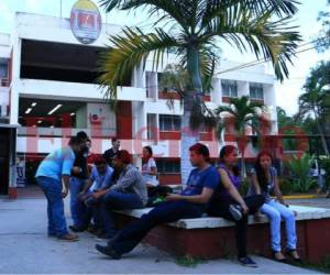 Autoridades suspendieron las clases en el campus de la UNAH-VS.