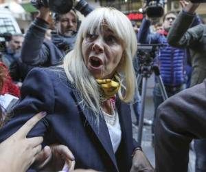 La exesposa de Diego Maradona, Claudia Villafañe. (Foto: EFE)