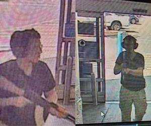Un hombre blanco de 21 años de Allen, un suburbio de Dallas, se entregó a la policía tras el tiroteo en una tienda de Walmart que dejó 20 muertos y 26 heridos. Esta captura de video muestra al sospechoso cuando entra armado a la tienda. Foto: Agencia AFP.