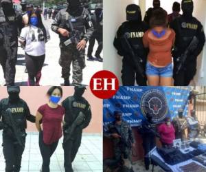 En los diferentes operativos ejecutados en lo que va de septiembre también han caído mujeres vinculadas a las maras y pandillas. La mayoría están acusadas de asesinar, extorsionar y vender drogas en diversas zonas del país.