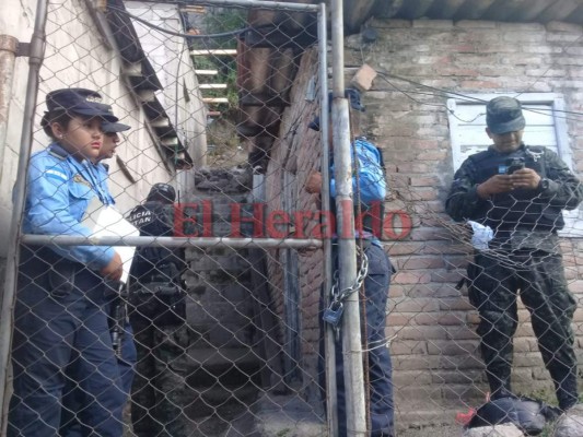 Los cuerpos de las víctimas estaban sobre la cama en la humilde vivienda de la colonia La Nueva Esperanza de Comayagüela.