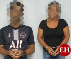 Los detenidos corresponden a un un sujeto de 38 años, originario de Cortés y su pareja sentimental de 43 años, originaria de Lempira.