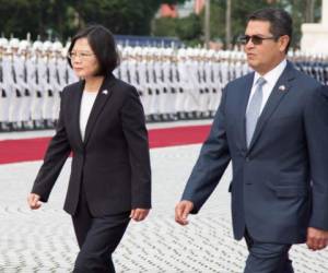 En octubre anterior la presidenta de Taiwán, Tsai Ing-wen, recibió en Taipéi al mandatario de Honduras, Juan Orlando Hernández Alvarado.