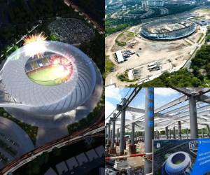 El Salvador está construyendo uno de los estadios más grandes y modernos del mundo. Te mostramos los últimos avances de la obra.