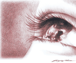 La mujer, joven, bonita y hermosa, de unos treinta y dos años, miró a la mujer que la acompañaba, una mujer alta, delgada y de agradables facciones. Esta no hizo ningún gesto, pero en su mirada estaba la respuesta que su amiga buscaba”.