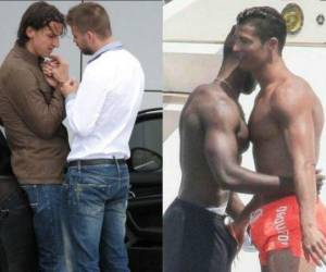 El fútbol es asociado a la masculinidad, virilidad y machismo, pero varios deportistas han sido fotografiados dentro y fuero del campo de juego en momentos comprometedores con otros compañeros. Las gráficas ponen en entredicho la orientación sexual de varios futbolistas... ¿o será que no entendemos sus formas de cariño?