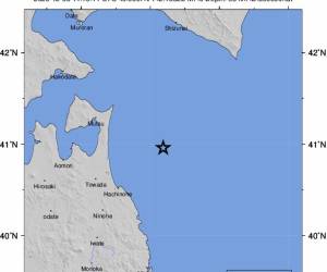 El terremoto se produjo frente a las costas de la prefectura de Aomori, en el noreste de Japón.