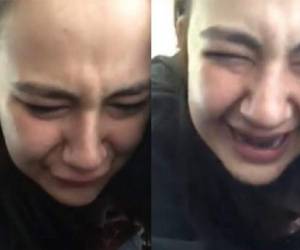 La mujer fingió que estaba llorando para que no le hicieran daño a su presunta hija.