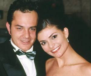 Julián Arango y Ana María Orozco en abril de 1999 durante su matrimonio.