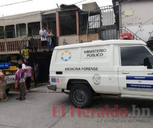 El cuerpo fue hallado dentro del cuarto que arrendaba. Foto Estalin Irías / EL HERALDO