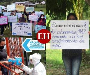 Ante la pregunta viral '¿Dónde está el dinero?', varios miembros del Partido Nacional posaron con pancartas con la frase #AquíestáHonduras para dar 'respuesta' a la interrogante.