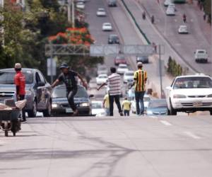 Uno de los accidentes recientes con saldo fatal ocurrió frente a la Universidad Nacional Autónoma (UNAH), en la capital.