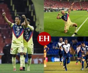 El Olimpia viajó este domingo a México para enfrentar al América en el duelo de vuelta de los octavos de final de la Liga de Campeones de la Concacaf con la ilusión de conseguir una épica remontada en el Estadio Azteca. Enfrente tiene a un conjunto azulcrema que marcha con buen paso en la Liga MX en donde en su último encuentro venció 3-1 a los Tigres. Los dirigidos por Santiago Solari quieren evitar cualquier sorpresa en el segundo compromiso frente a los dirigidos por Pedro Troglio, por lo que aquí te mostramos la artillería pesada con la que las águilas buscarán sentenciar a los leones. Fotos: EL HERALDO y Cortesía