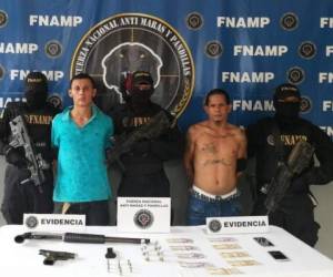 Los presuntos pandilleros fueron detenidos en la comunidad El Camalote, de El Progreso, Yoro.