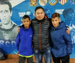 Isaías y Cristian ya están en la madre patria para ser parte de uno de los equipos más grande del mundo.