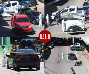 Edwin Edgardo Amador Banegas fue hallado sin vida en el baúl de su vehículo, un Honda Civic, color azul, con placas PDU 6557. Así descubrieron su cuerpo sin vida en el estacionamiento del mercado La Isla. Fotos: Alex Pérez/EL HERALDO.