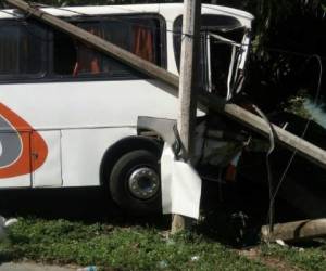 Un despiste del conductor del autobús habría provocado el accidente.