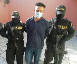 Roger Omar Ortez Alvarado, de 20 años de edad, conocido en el mundo criminal como 'El cabe', fue detenido por la FNAMP.