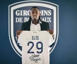 Con el 29 en la espalda, Alberth Elis espera consolidarse esta temporada en el fútbol francés. Foto: @girondins en Twitter