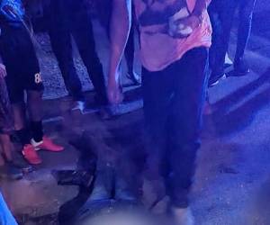 Hasta el lugar llegaron socorristas de Bomberos de Honduras pero la víctima ya no tenía signos vitales.