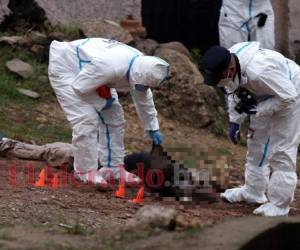 La víctima aún no ha sido identificada por las autoridades. FOTO: Emilio Flores/EL HERALDO