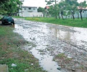 Una fuerte tormenta se registró ayer en Choluteca.