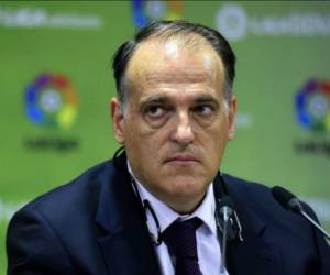 Javier Tebas, presidente de la Liga de España. (Foto: AFP)