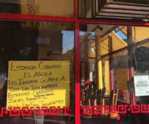 Restaurantes finos de Filadelfia y Washington estaban cerrados en apoyo a los empleados, dijeron algunos dueños. Foto: Twitter