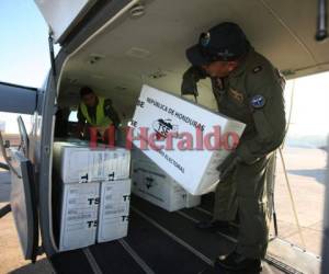 El resguardo de todo este importante proceso, ha sido realizado por las Fuerza Armadas de Honduras.