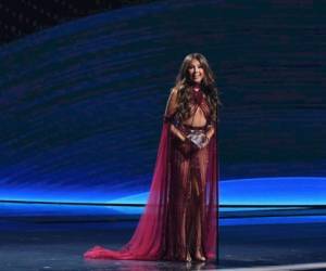 Thalia agradeció a su público y familia por el apoyo en todos estos años de carrera. Foto: AFP