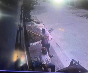 Momento exacto en el que ocurrió el crimen del mecánico.