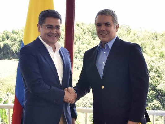 Esta es la segunda vez que Duque y Hernández se reúnen. La primera, fue en la víspera de la posesión del mandatario colombiano, el 7 de agosto de este año.