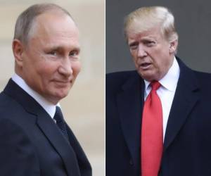 Vladimir Putin y Donald Trump. (Fotos: AFP)