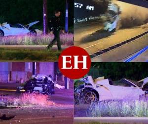 Errol Spence, el campeón de peso welter, fue hospitalizado en condición grave aunque su vida no corre peligro, tras un accidente automovilístico sufrido en la madrugada del jueves en ﻿Dallas. Fotos: Agencia AFP / Capturas video.