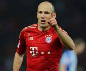 Arjen Robben, jugador del Bayern Múnich. (Fotos: AFP)
