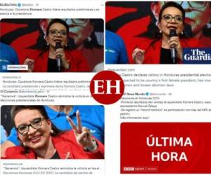 Diferentes medios internacionales tenían sus ojos puestos en las elecciones de Honduras y en las últimas horas han reportado a Xiomara Castro como virtual ganadora de los comicios.