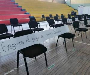 El personal que laboraba en el triaje de La Ceiba estuvo varias semanas de brazos caídos debido a la falta de pago.