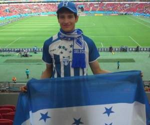 El hondureño aprovechó su permanencia en Brasil para apoyar a la Selección Nacional en el pasado mundial de fútbol.