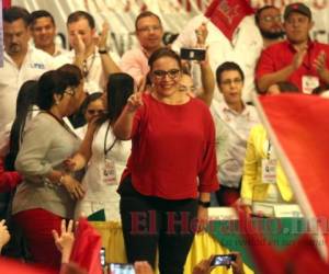 Xiomara Castro, candidata presidencial de Libre. Foto: El Heraldo