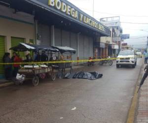 Fredy Morales, de 38 años de edad, más conocido como 'Catrin', fue asesinado en Siguatepeque en el bulevard Francisco Morazan.