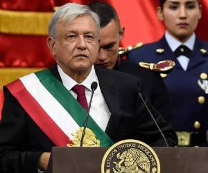 AMLO ofreció su primer discurso ante la Cámara de diputados. Foto: AFP