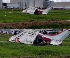 Ninguno de los tripulantes del aeronave sobrevivió al impacto. FOTO: ParedNoticias